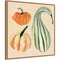 Decorative Gourd III by Annie Warren 22-in. W x 22-in. H. Canvas Wall Art Print Framed in Natural
